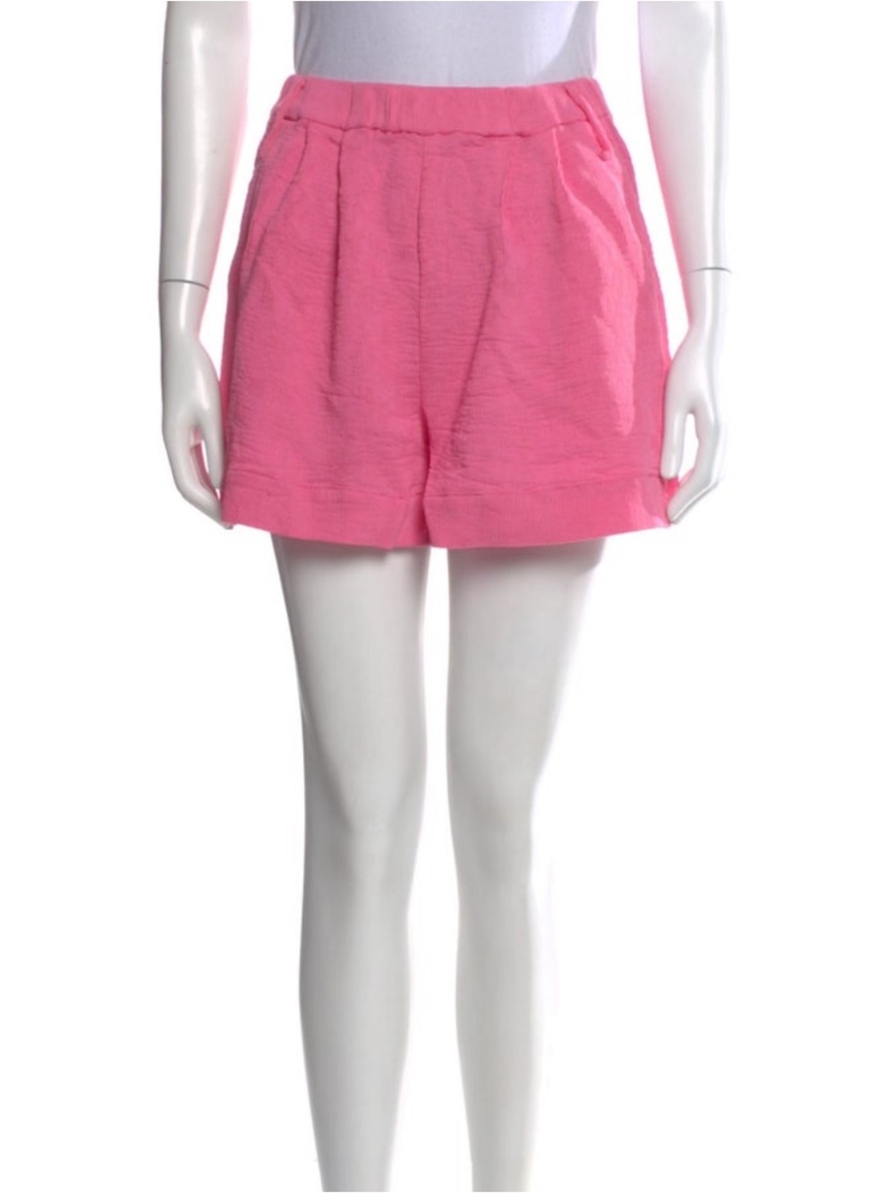 STAUD | Pink Mini Shorts
